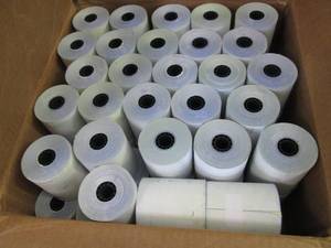 lot 220 image: Box of 3.25 inch WhiteCanary Therm...