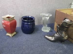 lot 222 image: 4 Assorted Vases...