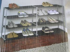 lot 253 image: Mainstays 4 Tier Customizable Shoe ...