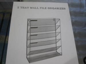 lot 257 image: 2 - 5 Tray Wall Organizers...
