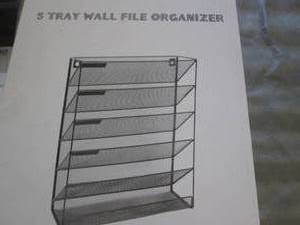 lot 269 image: 2 - 5 Tray Wall Organizers...