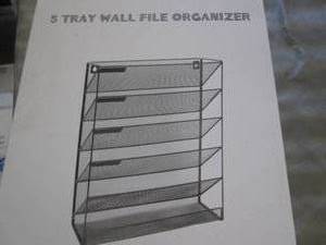 lot 270 image: 2 - 5 Tray Wall Organizers...