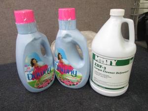 lot 311 image: 2 64 oz Bottles Downy, 1 Gallon Mis...