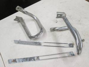 lot 19 image: chrome engine guards and 2 chrome p...