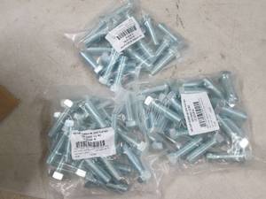 lot 39 image: 3 bags of hex cap screws G5,zinc pl...