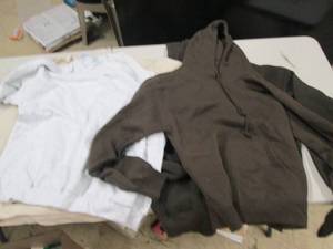 lot 97 image: 2 mens XL hoodies and 2 mens XL swe...