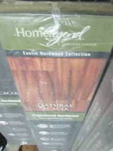 lot 122 image: 8 cases of Hand Scraped Natural Aca...