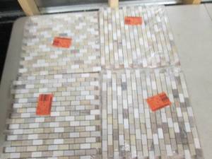 lot 141 image: 4 palisandro mini brick tiles ...