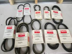 lot 156 image: dayton premium v belts 10 in lot ...