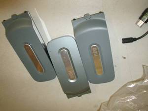 lot 197 image: 3 xbox 360 hard drives and cords ...