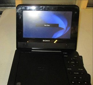 lot 205 image: sony personal dvd player with case ...