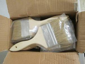 lot 222 image: case of 3 inch paint brushes 23 in ...