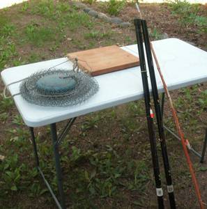 lot 80 image: Cane poles two telescoping, one 9....