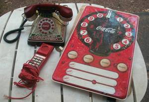 lot 103 image: Coca Cola telephones - connects to ...