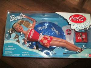 lot 111 image: Coca Cola Barbie Splash...