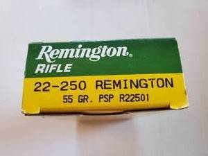 Remington 22-250 Rifle Cartridges