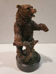 Bronze, Bear statue, 712