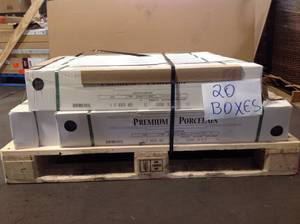 Lot of 20 boxes of MSI Benson Nero 6 in. x 36 in. Matte Porcelain Floor and Wall Tile (13.5 sq. ft.Case) see all pictures