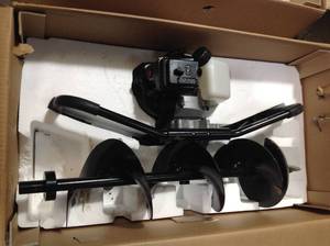 lot of 2 Legend Force 52 cc 2-Cycle One-Man Earth Auger with 8 in. Bit customer returns see all pictures