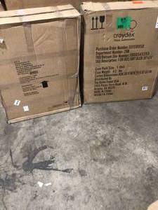 lot 13 image: lot of 2 Home Decorator Collection Mirrored Surface Mount Medicine Cabinets customer returns see all pictures