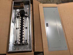 lot 42 image: GE PowerMark Gold 200 Amp 40-Space 40-Circuit Indoor Main Breaker Value Kit Includes Select Circuit Breaker customer return see all pictures
