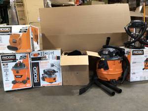lot 44 image: ASSORTED RIDGID SHOPBACKS (VARIOUS CONDITIONS)