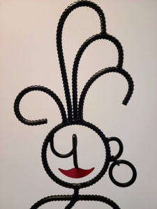 Wrought Iron Contemporary Sculpture