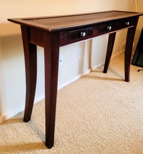 Wood Console Table