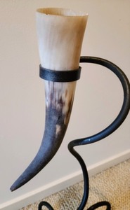 Animal Horn With Decorative Stand