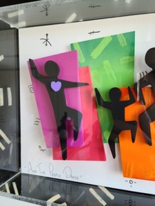 And The People Danced Framed Artwork