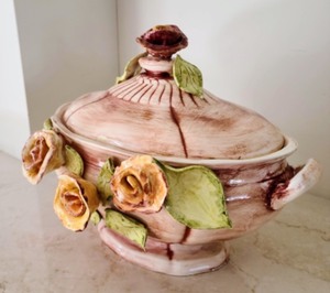 Ceramic Floral Tureen
