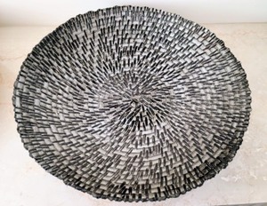 Pair of Decorative Metallic Platters