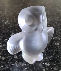 Pair of Glass Bird Figurines