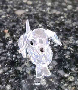 Swarovski Crystal Weiner Dog