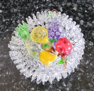 Miniature Crystal Fruit Bowl