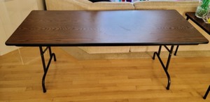 Two Large Folding Tables