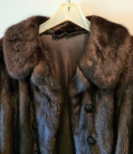 Womens Vintage Fur Coat