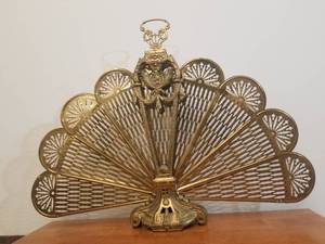 Brass Fireplace Fan