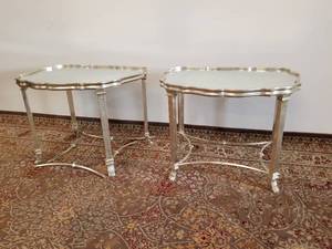 Pair of Antiqued Tables