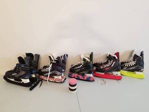 5 New Pairs Hockey Skates