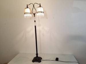 Fancy Antiqued Floor Lamp