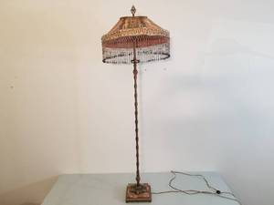 Fancy Antiqued Floor Lamp