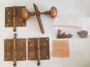 Antique Door Set Unmarked #1