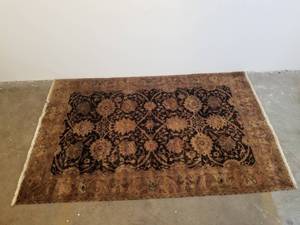 Handmade Wool Rug, 85 x 55.5