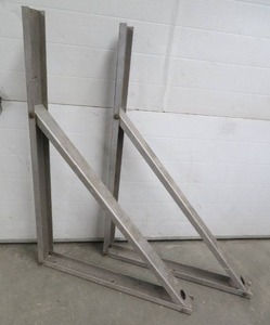 LARGE ALUMINUM SHELVING BRACKETS
