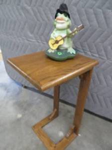 WOODEN TV TABLE  TRAY