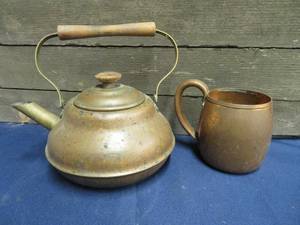 COPPER TEA POT