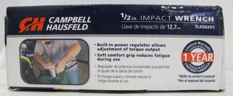 Campbell-Hausfeld 12 In Impact Wrench TL050201
