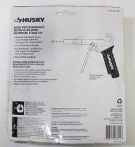 Husky High Performance Blow Gun with Ultimate Flow Tip