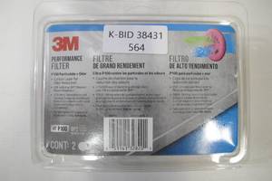 3M P100 Particulate Filters (2-Pair)